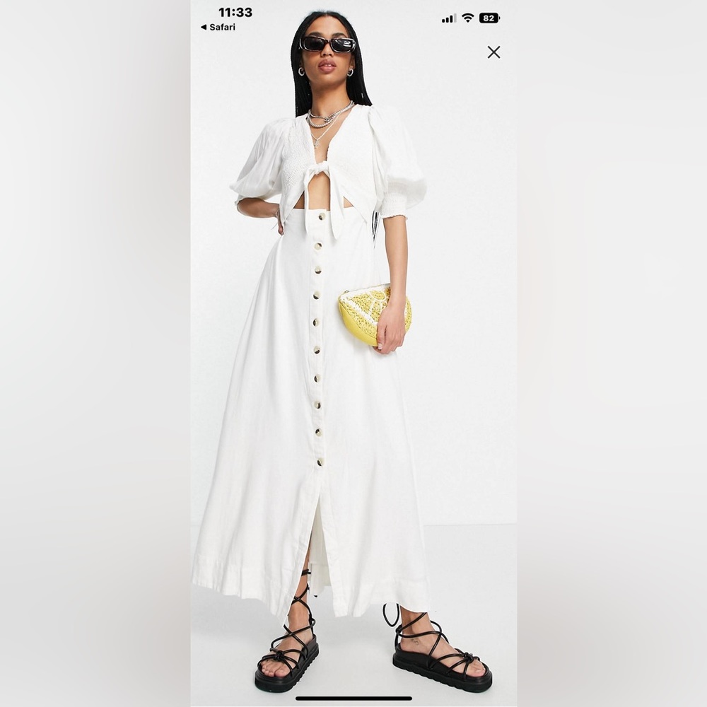 Brand-new free people front tie dress